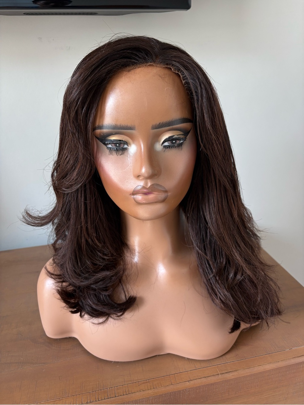 Mocha Brown Raw Hair Wig